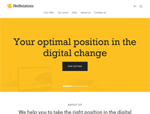 Tablet Screenshot of netrelations.com